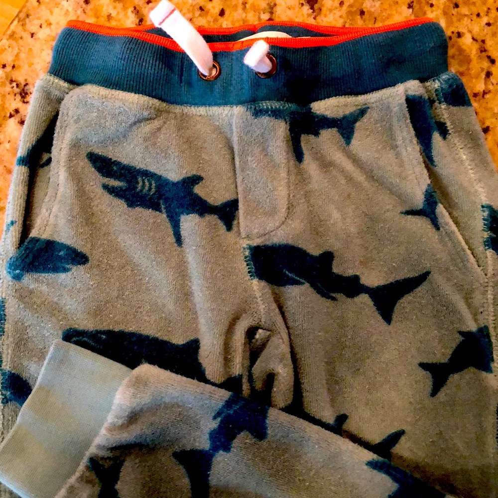 Mni Boden green shark pants
